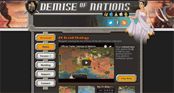 Desktop Screenshot of demiseofnations.com