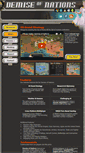 Mobile Screenshot of demiseofnations.com